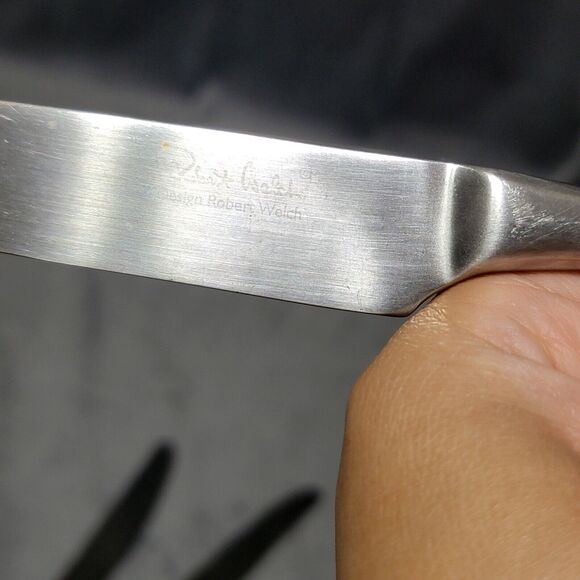 5 Robert Welch Ammonite 18/10 Stainless Butter Knife Flat Handle - Picture 7 of 9